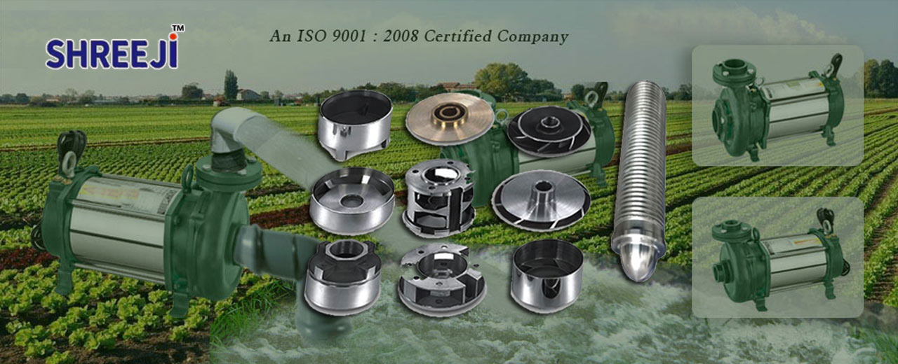 Stainless Steel Water Pump Motor Spare Parts Manufacturers Rajkot Gujarat- India